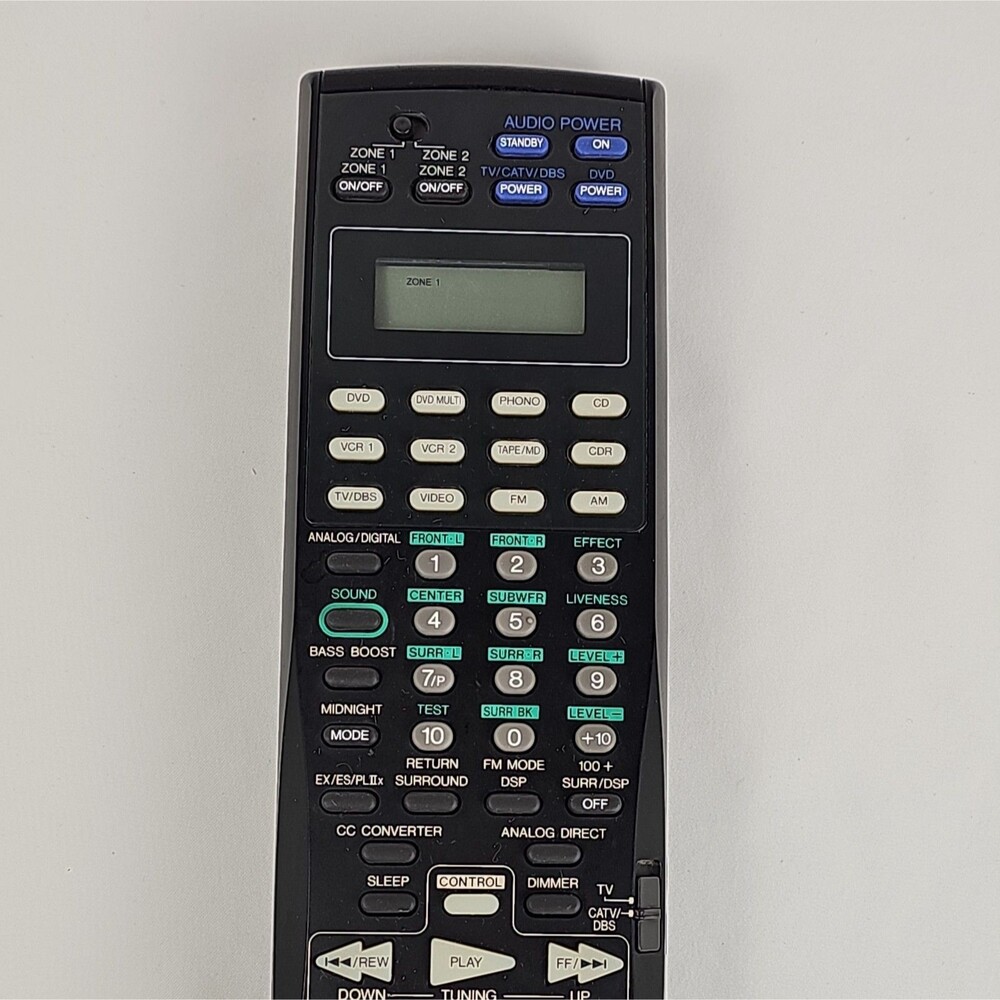 JVC RM-SRX8040J OEM A/V Receiver Remote Control RX-8040B Tested Working - Picture 3 of 9